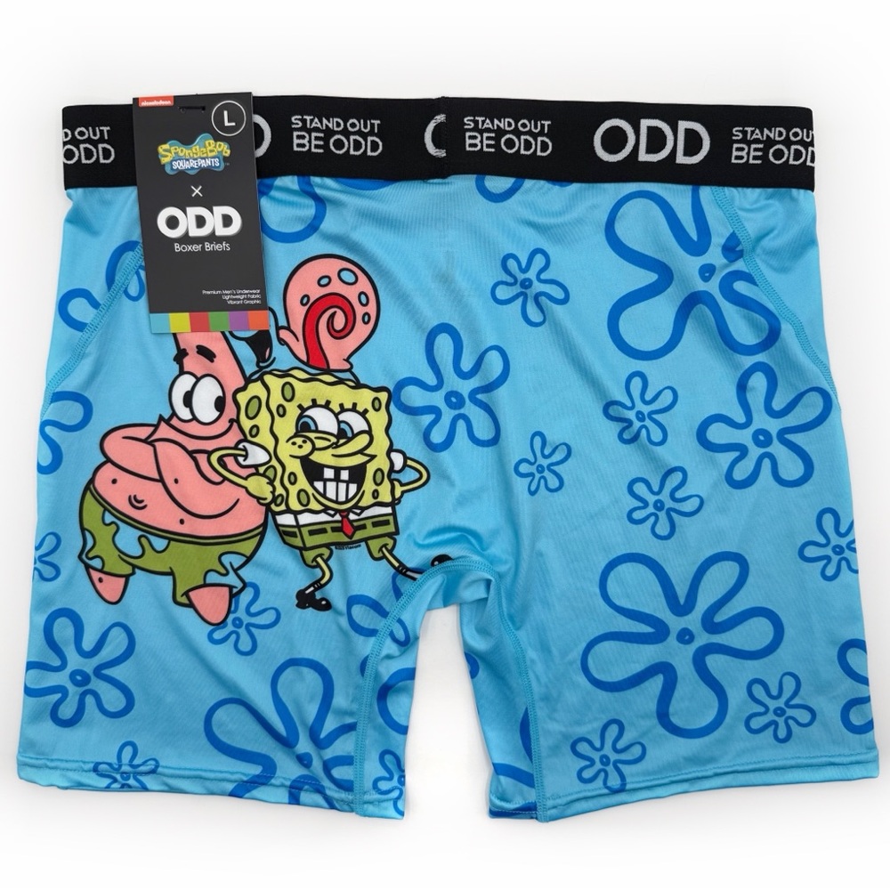 Odd Sox SpongeBob SquarePants Odd Sox Boxer Briefs Mens Large Underwear NWT New